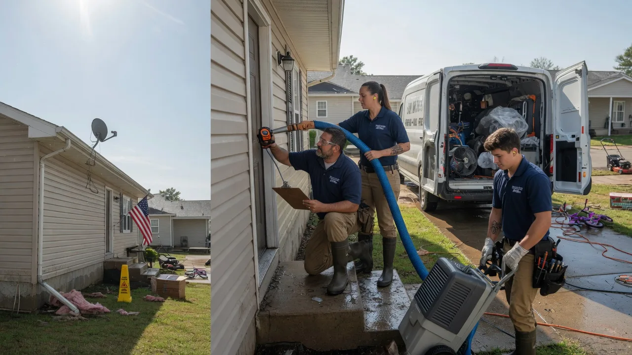 Ceiling Water Damage Restoration in Denton, NC near me
